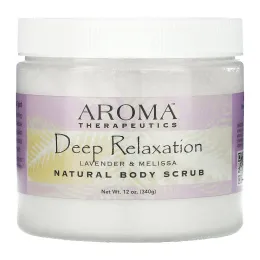 Abra Therapeutics, Натуральный скраб для тела, глубокая релаксация, лаванда и мелисса, 510 г