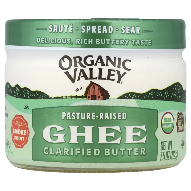 Organic Valley, Топленое масло, 7,5 унции (212 г)