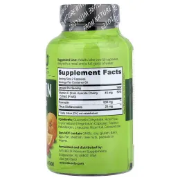 NATURELO, кверцетин с цитрусовыми биофлавоноидами, 120 вегетарианских капсул