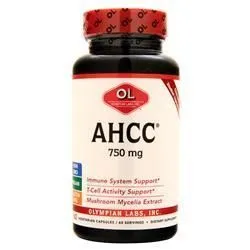 Olympian Labs, AHCC (750 мг) 60 вег капсул