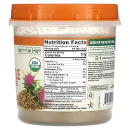 BareOrganics, Порошок из необработанных органических семян расторопши, 227 г (8 унций)