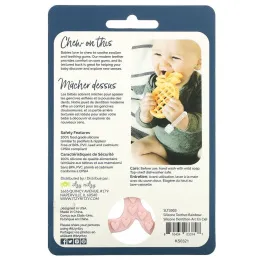 Itzy Ritzy, Chew Crew, силиконовый прорезыватель для зубов, от 3 месяцев, цвет радуги, 1 прорезыватель