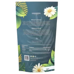 Cederberg Tea Co, Organic Chamomile, без кофеина, 100 натуральных чайных пакетиков, 150 г (5,29 унции)