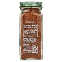 Simply Organic, приправа для гриля, «нэшвильский острый», 90 г (3,17 унции)