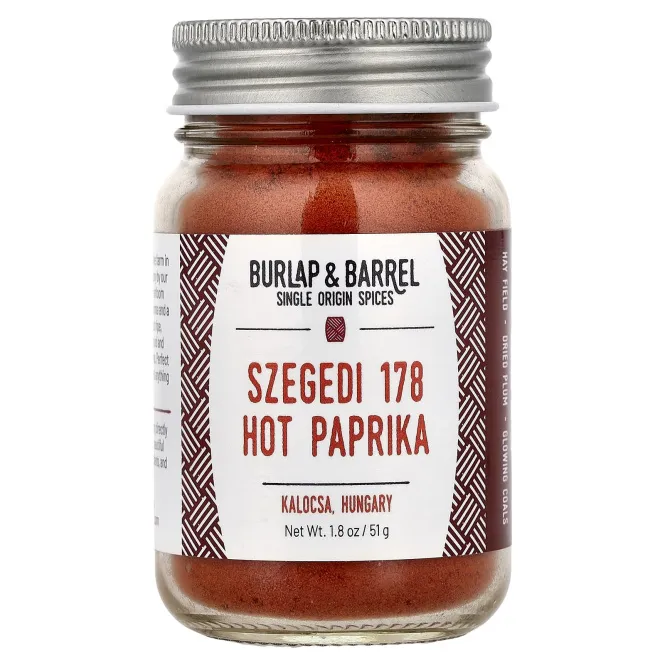 Burlap & Barrel, Szegeldi 178, острая паприка, 51 г (1,8 унции)