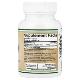 Double Wood Supplements, Fisetin, 100 mg, 60 Capsules