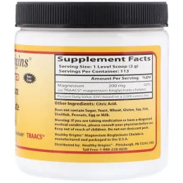 Healthy Origins, Бисглицинат хелат магния, 8 унц. (227 г)