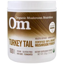 Organic Mushroom Nutrition, Траметес разноцветный, грибной порошок, 7,14 унц. (200 г)
