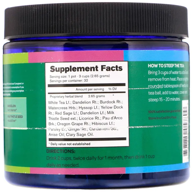 Crystal Star, Чай для очищения печени, 3 унции (85 г)