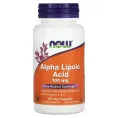 NOW Foods, Альфа-липоевая кислота, 100 мг, 60 растительных капсул