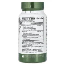 Nutri, масло орегано с маслом чёрного тмина, 120 капсул
