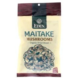 Eden Foods, Maitake Mushrooms, Organic Dried Sliced, .88 oz (25 g)