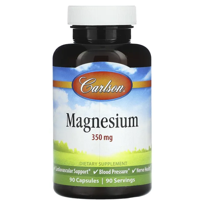 Carlson, Магний (350 мг) 90 капсул