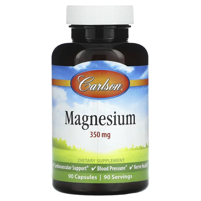 Carlson, Магний (350 мг) 90 капсул