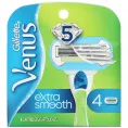 Gillette, Сменные кассеты для бритья Venus, Extra Smooth, 4 кассеты
