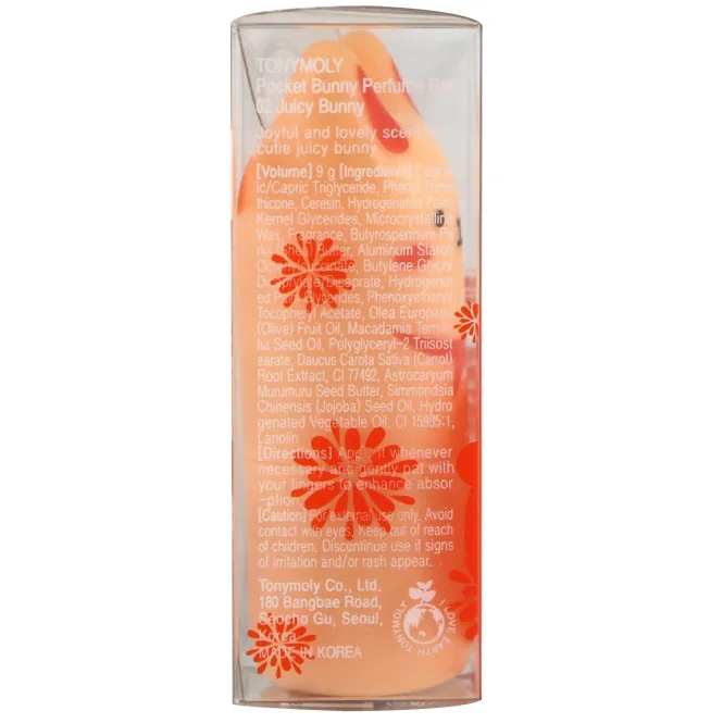 Tony Moly, Pocket Bunny, Perfume Bar, Juicy Bunny, 9 g