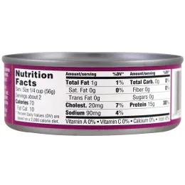 Crown Prince Natural, Yellowfin Tuna, Chunk Light, In Spring Water, 5 oz (142 g)