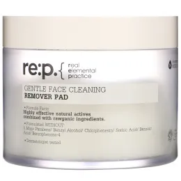 RE:P, Gentle Face Cleaning, Remover Pads, 70 Pads, 60.8 fl oz (180 ml)