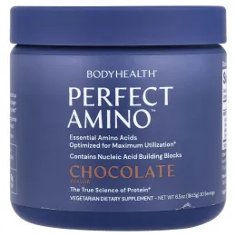 BodyHealth, Perfect Amino ™, шоколад, 184,5 г (6,5 унции)
