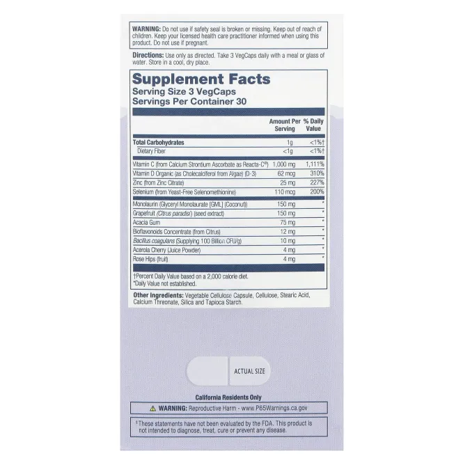 Solaray, ImmuFight ™, максимальная ежедневная защита, 90 растительных капсул