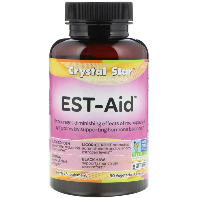 Crystal Star, EST-Aid, 90 вегетарианских капсул