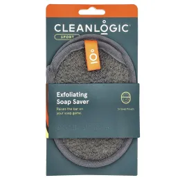 CleanLogic, Sport, отшелушивающее мыло, черное, 1 шт.