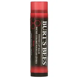 Burt's Bees, Тонирующий бальзам для губ, розовый, 4,25 г (0,15 унции)