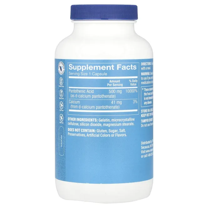 The Vitamin Shoppe, Пантотеновая кислота, витамин B5`` 300 капсул