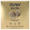 Durex, Real Feel Non-Latex, Regular Fit, 36 полиизопреновых презервативов