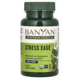 Banyan Botanicals, Stress Ease, 90 таблеток