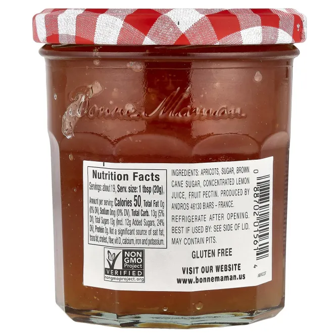 Bonne Maman, Абрикосовый джем, 13 унций (370 г)