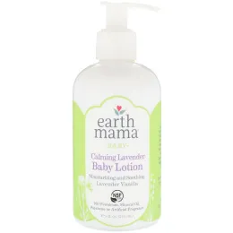 Earth Mama, Успокаивающий лавандовый лосьон для детей, лаванды и ваниль 8 ж. унц.(240 мл)