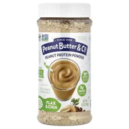 Peanut Butter & Co., арахисовый протеиновый порошок, лен и чиа, 184 г (6,5 унции)