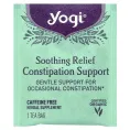 Yogi Tea, Успокаивающее средство для облегчения запоров, без кофеина, 16 чайных пакетиков, 32 г (1,12 унции)