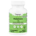 Vitacost, мелатонин, натуральный вишневый вкус, 1 мг, 100 жевательных таблеток