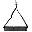 Serious Steel Fitness, Нейлоновая D-образная ручка, черная, 1 шт.