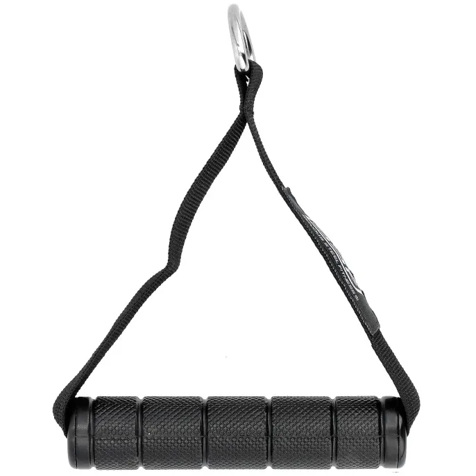 Serious Steel Fitness, Нейлоновая D-образная ручка, черная, 1 шт.