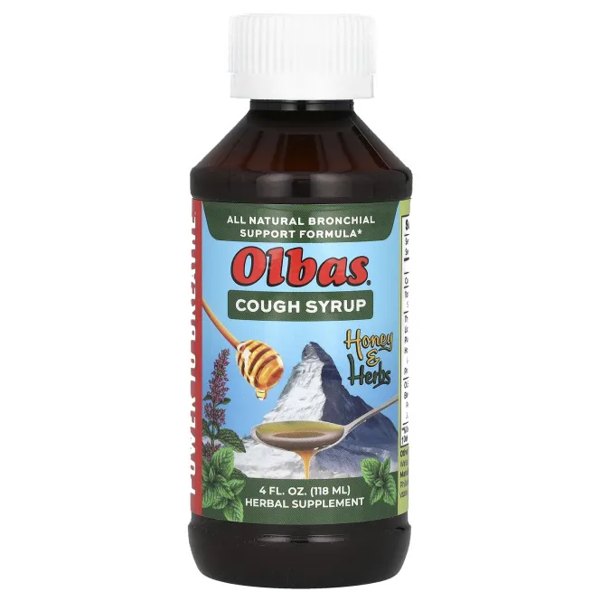 Olbas Therapeutic, Сироп от кашля для поддержки бронхов, 4 жидкие унции (118 мл)