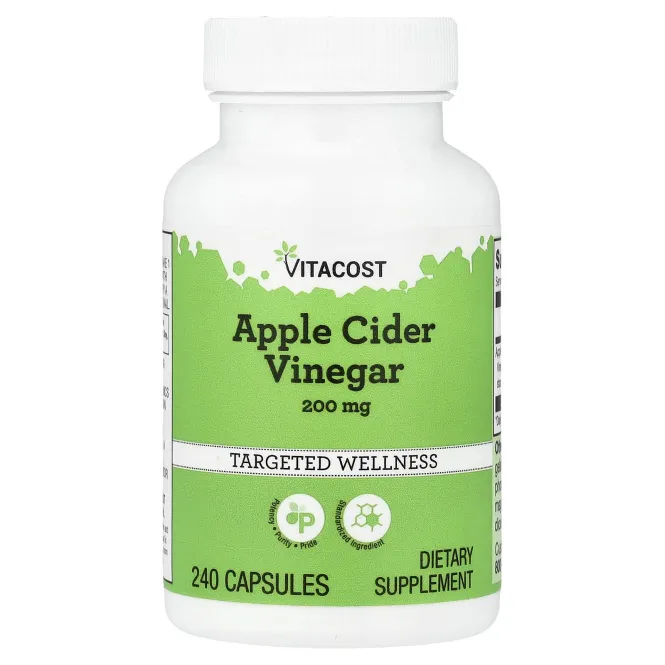 Vitacost, Apple Cider Vinegar, 200 mg, 240 Capsules