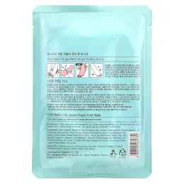 TonyMoly, I'm Lovely Peach, маска для ног, 2 шт., 16 г (0,56 унции)