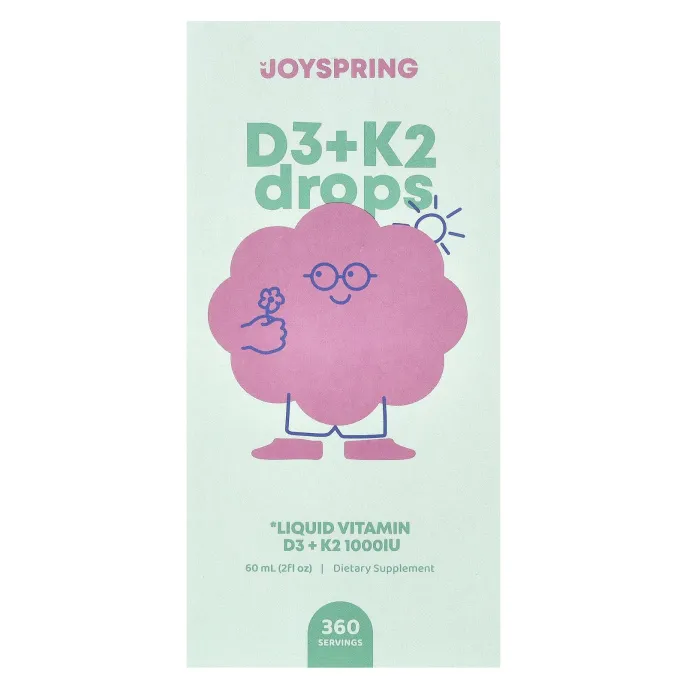 JoySpring, Витамин D для детей, 60 мл (2 жидк. Унции)