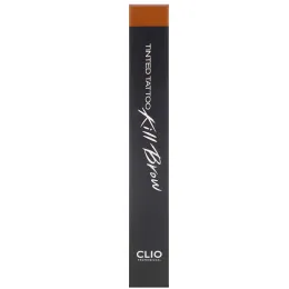 Clio, Средство для бровей Kill Brow для придания эффекта татуажа, 2 Светло-коричневый, 0,25 унций (7,3 г)