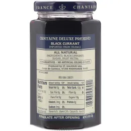 Chantaine, Deluxe Preserves, Черная смородина 11.5 унции (325 г)