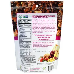 Made in Nature, Органический суперснек с орехами Nut Fusion, имбирь-гранат, 4 унции (113 г)