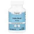Vitacost, Everyday Essentials, Folic Acid, 800 mcg, 250 Tablets
