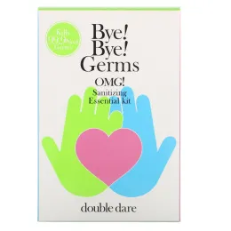 Double Dare, OMG!, Bye Bye Germs, Sanitizing Essential Kit, 3 Piece Kit