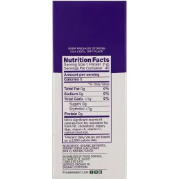 Pyure, Cтевия органического происхождения, пакеты с гранулированным подсластителем, 40 упаковок, 40 г (1,4 унции)