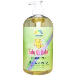 Rainbow Research, Baby Oh Baby, органический травяной шампунь, без запаха, 16 жидких унций