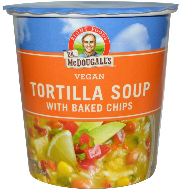 Dr. McDougall's, Суп с тортильей, с запеченными чипсами, 2.0 унции (56 г)