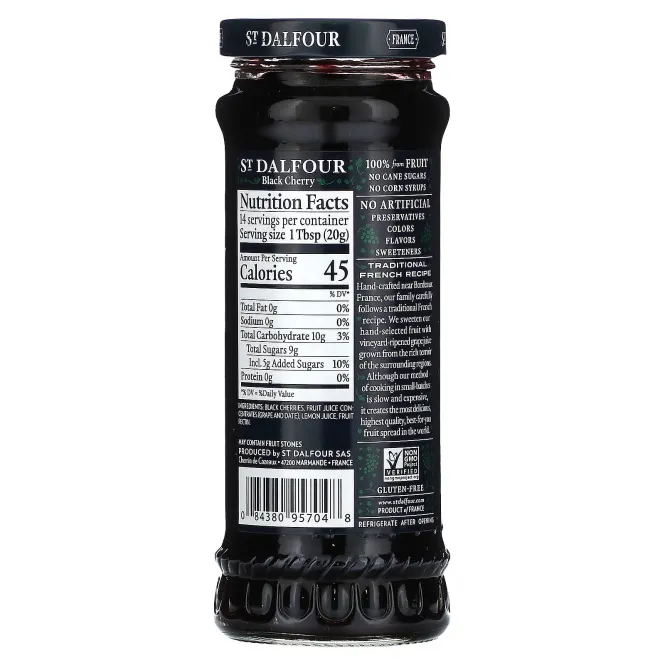 St. Dalfour, джем из черешни премиального качества, 284 г (10 унций)
